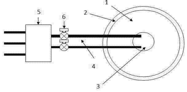 Treatment system for concentration tank of iron ore concentrates