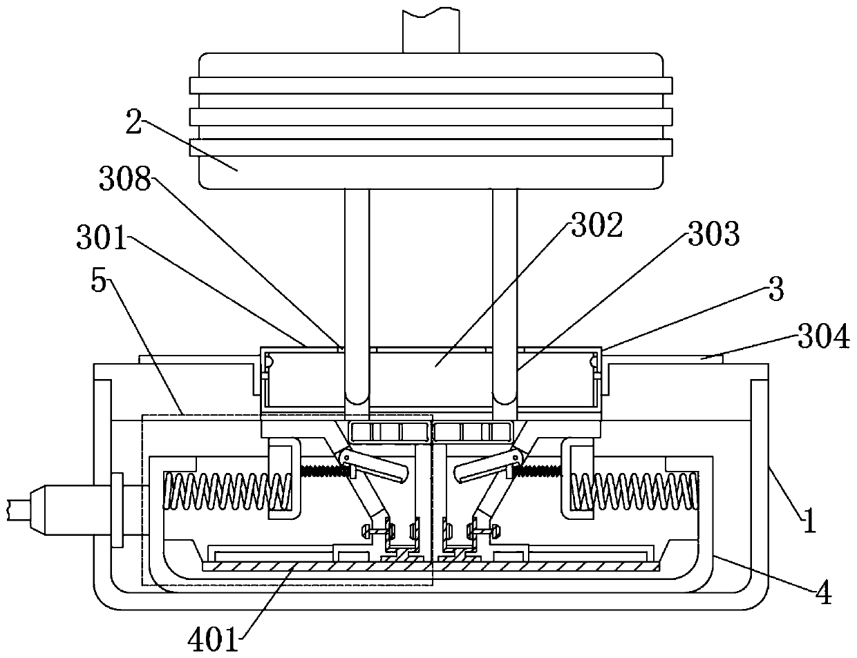 Electric power safety power supply device