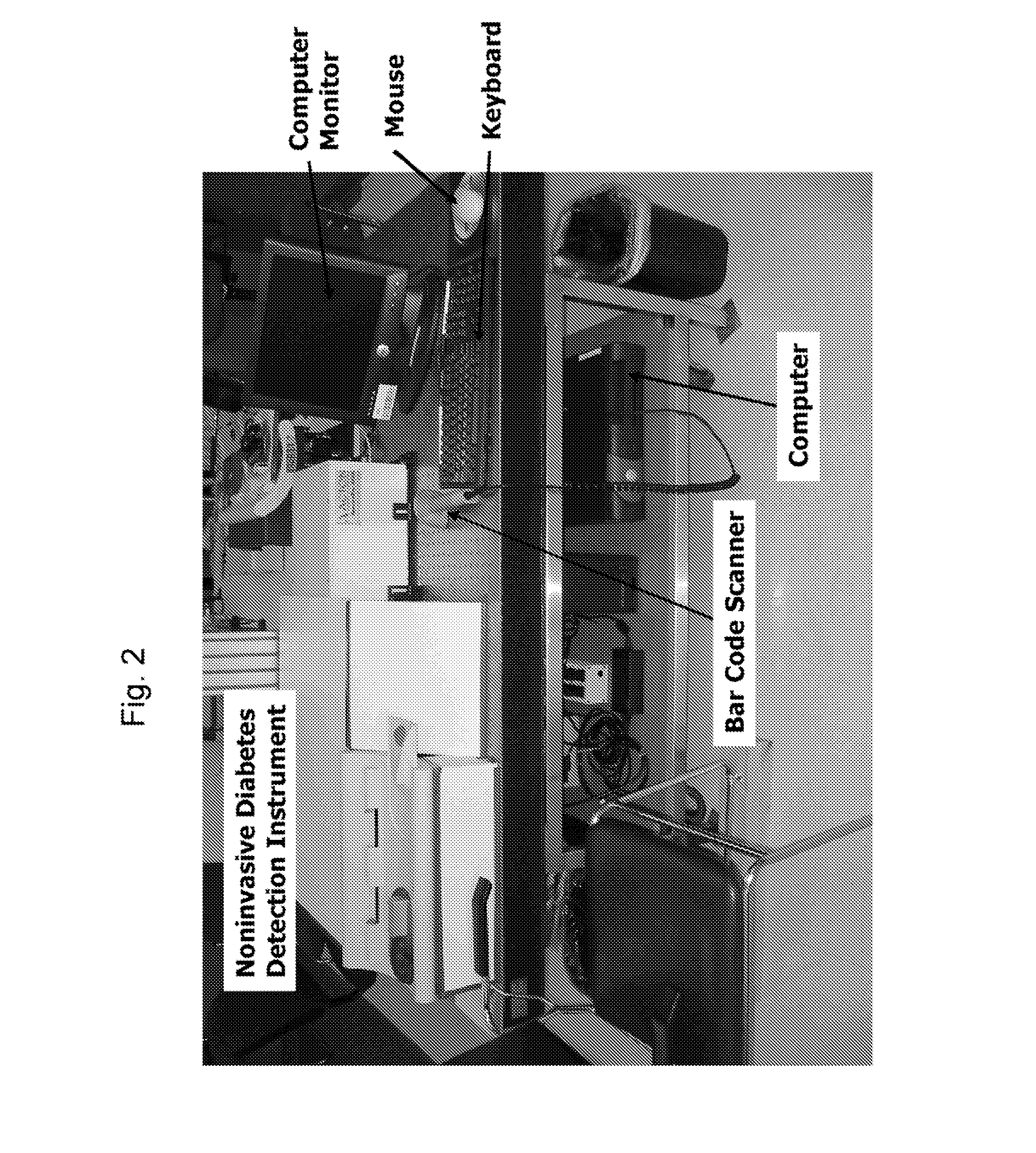 Method and Apparatus for Determination of a Measure of a Glycation End-Product or Disease State Using Tissue Fluorescence