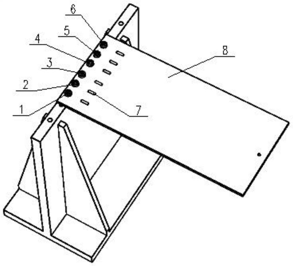 Bolt loosening positioning detection method based on working mode strain fiber bragg grating sensing