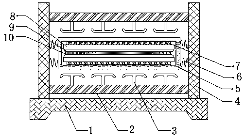 Water pipe winding device for garden watering