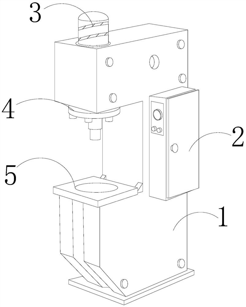 Hydraulic machine with automatic induction safety protection device