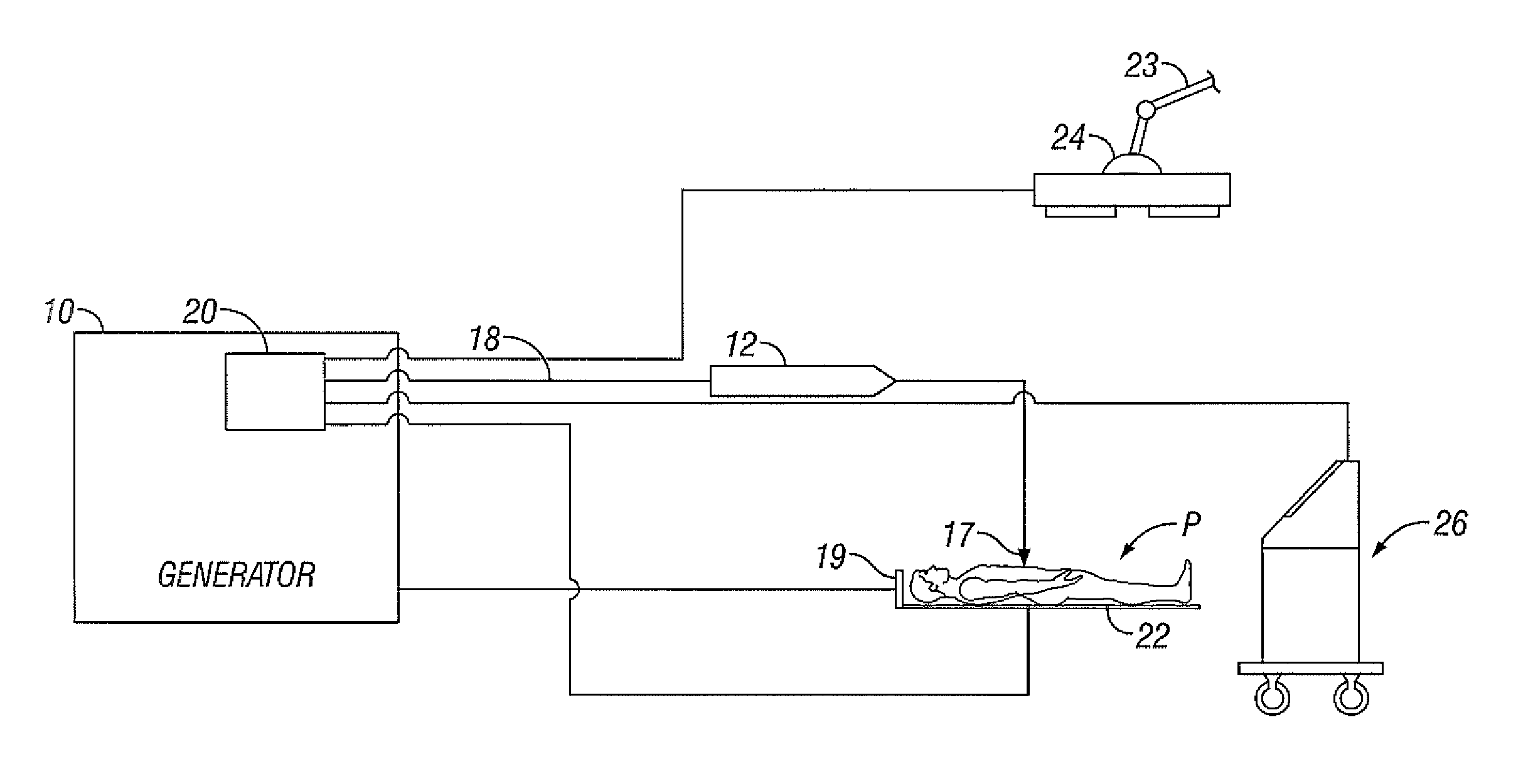 Handheld Electrosurgical Apparatus for Controlling Operating Room Equipment