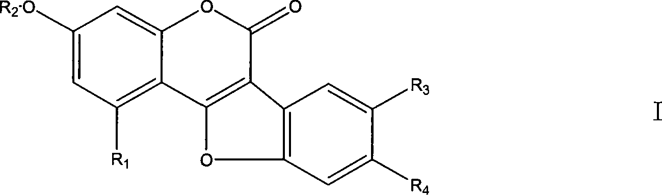 Use of coumarether and composition thereof