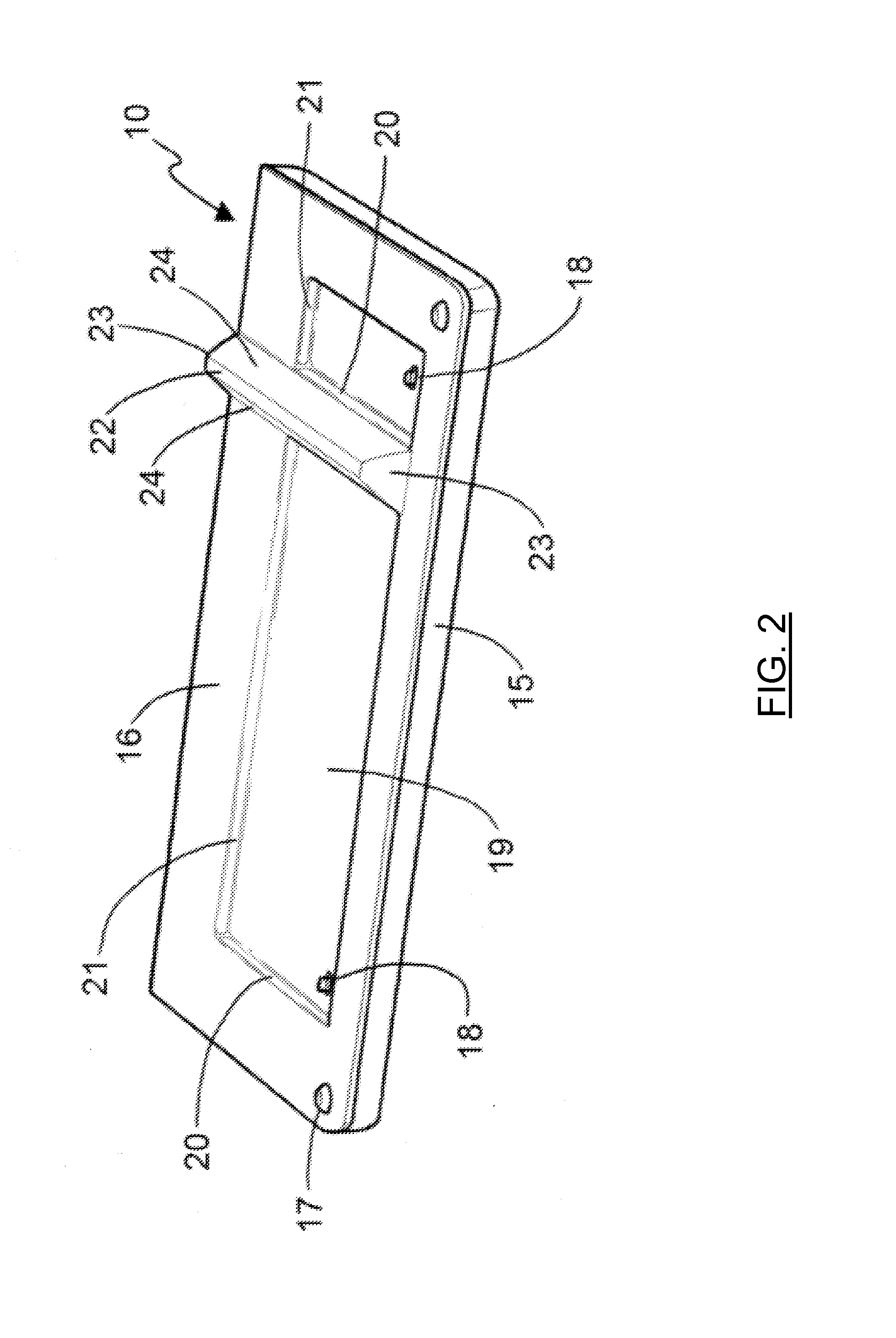 Passenger side active knee bolster