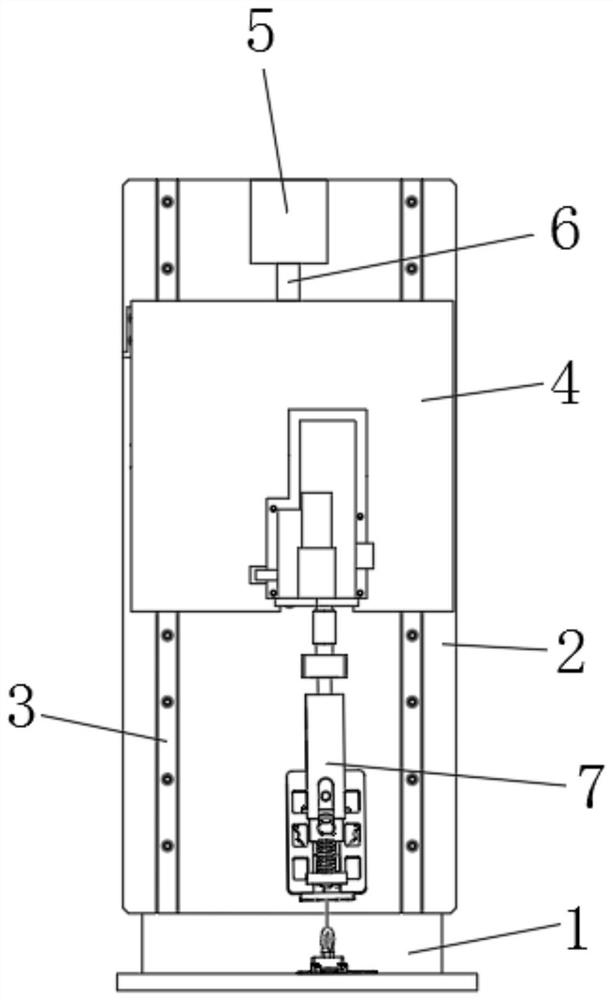 A kind of tensile test equipment and its method for carrying out steel wire rope tensile test