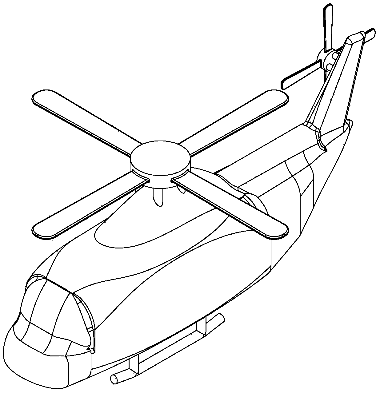 Remotely-controlled unmanned helicopter reconnaissance system