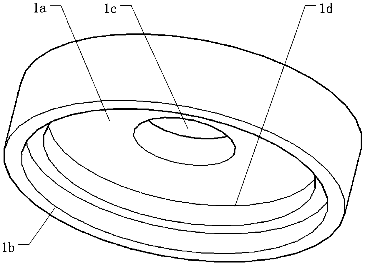 Novel ring-on-ring biaxial bending strength test clamp and positioning cover thereof