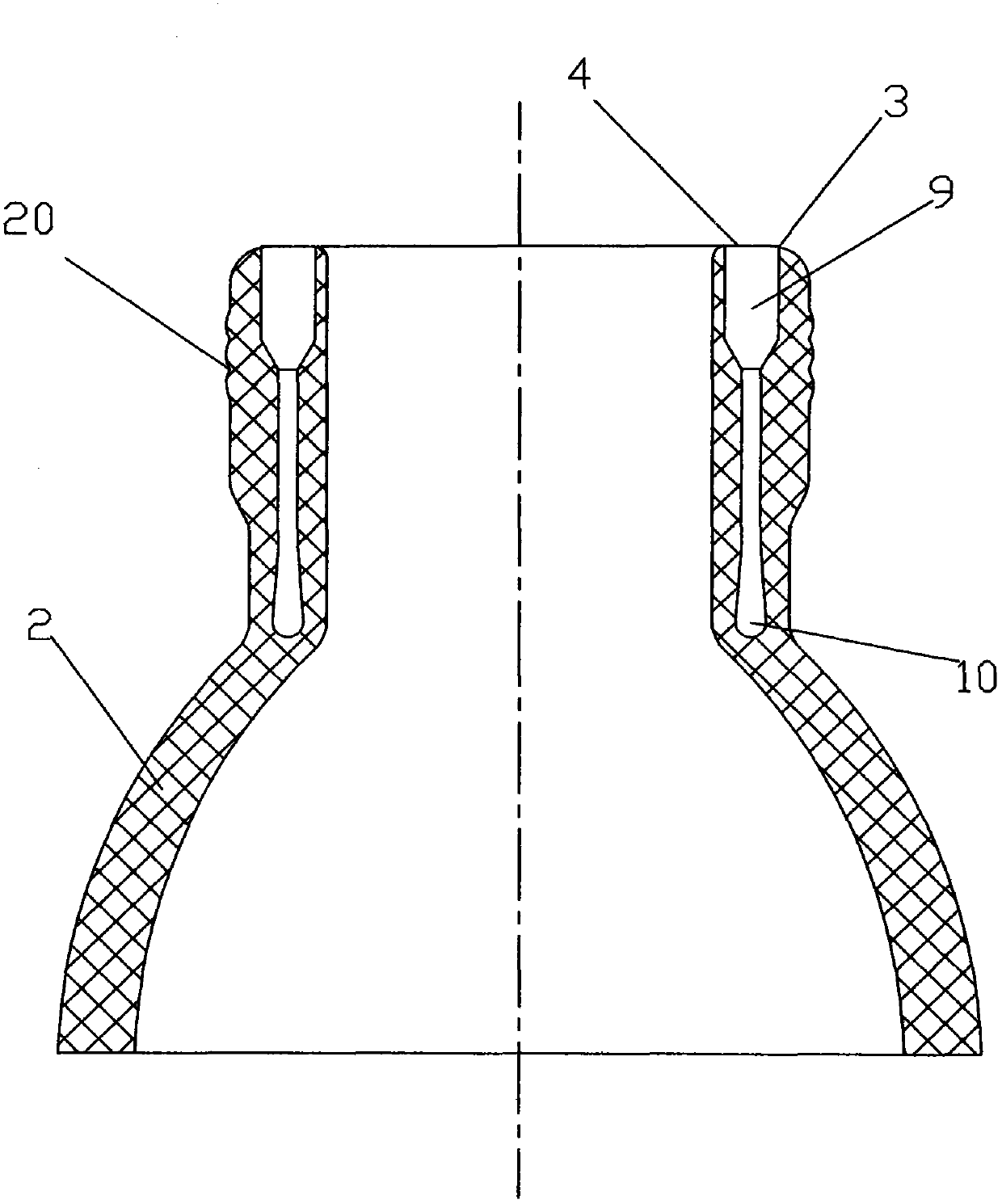 Anti-counterfeiting bottle with decapping mark