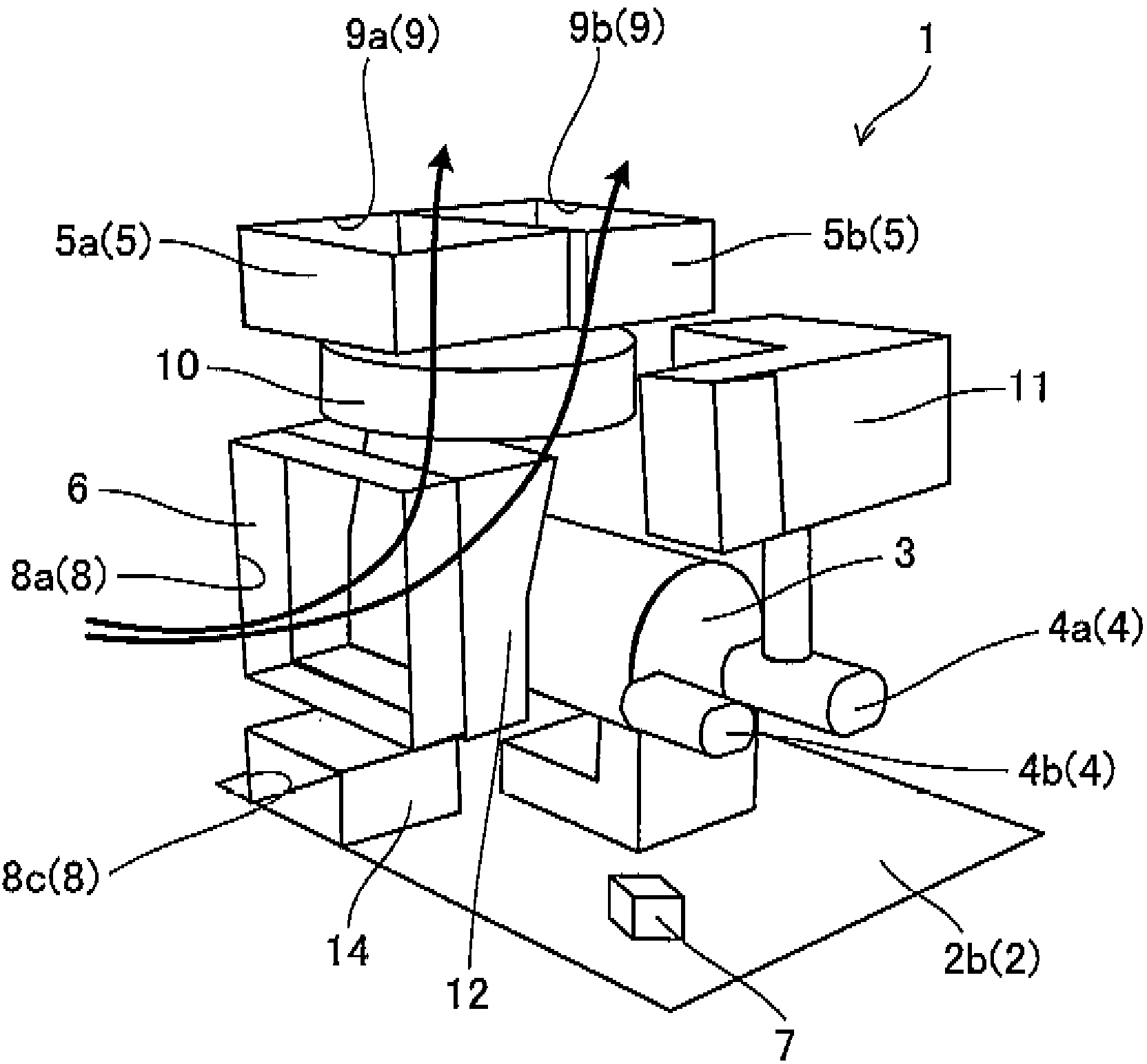 An oil-free screw compressor