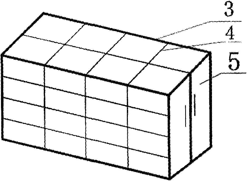 Composite material closed boxcar