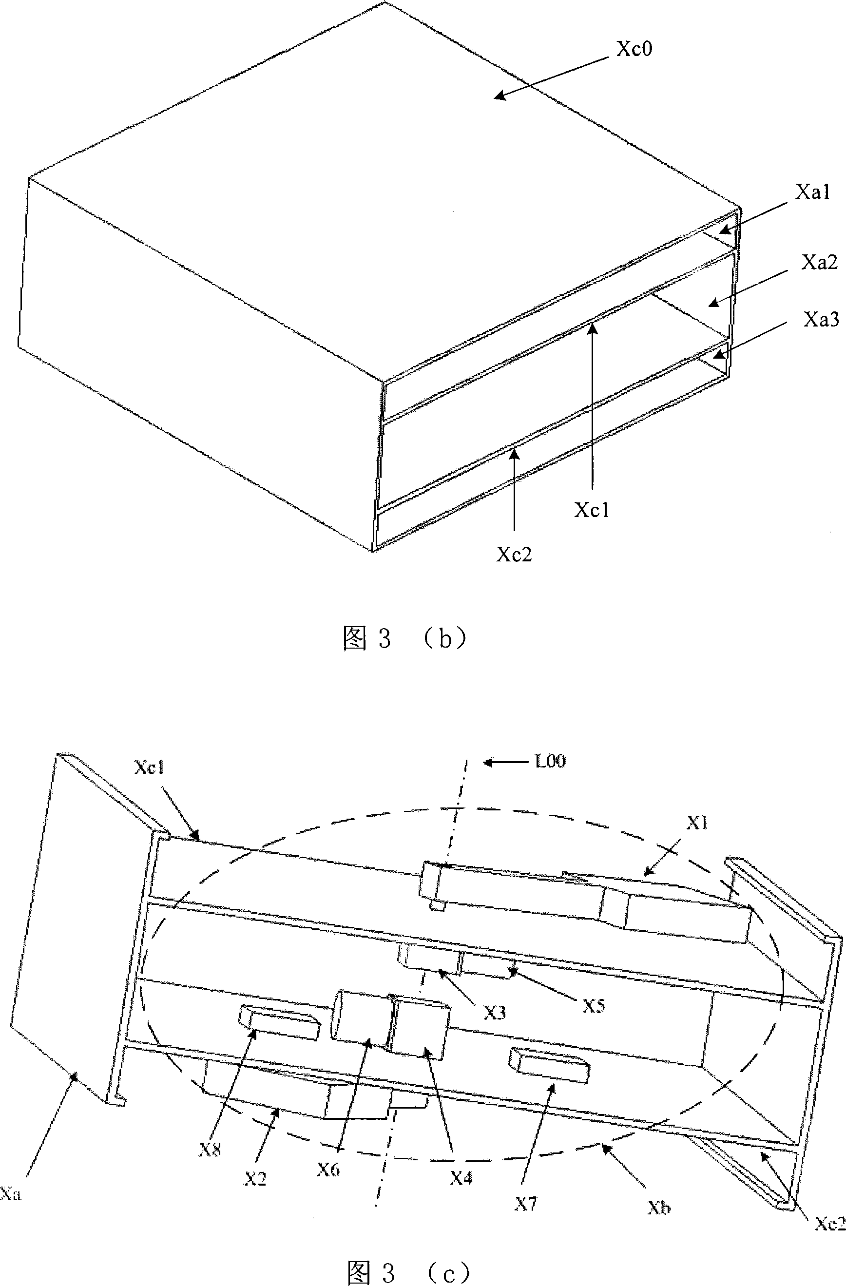 Dual-rotated counterweight type automatic horizontal regulation sling system