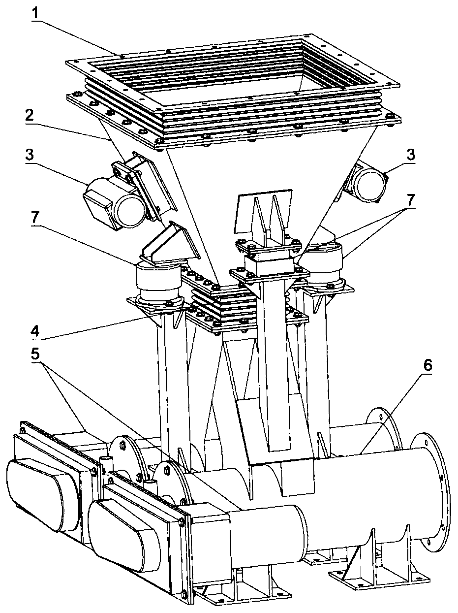 Solid scattered material discharging controlling device