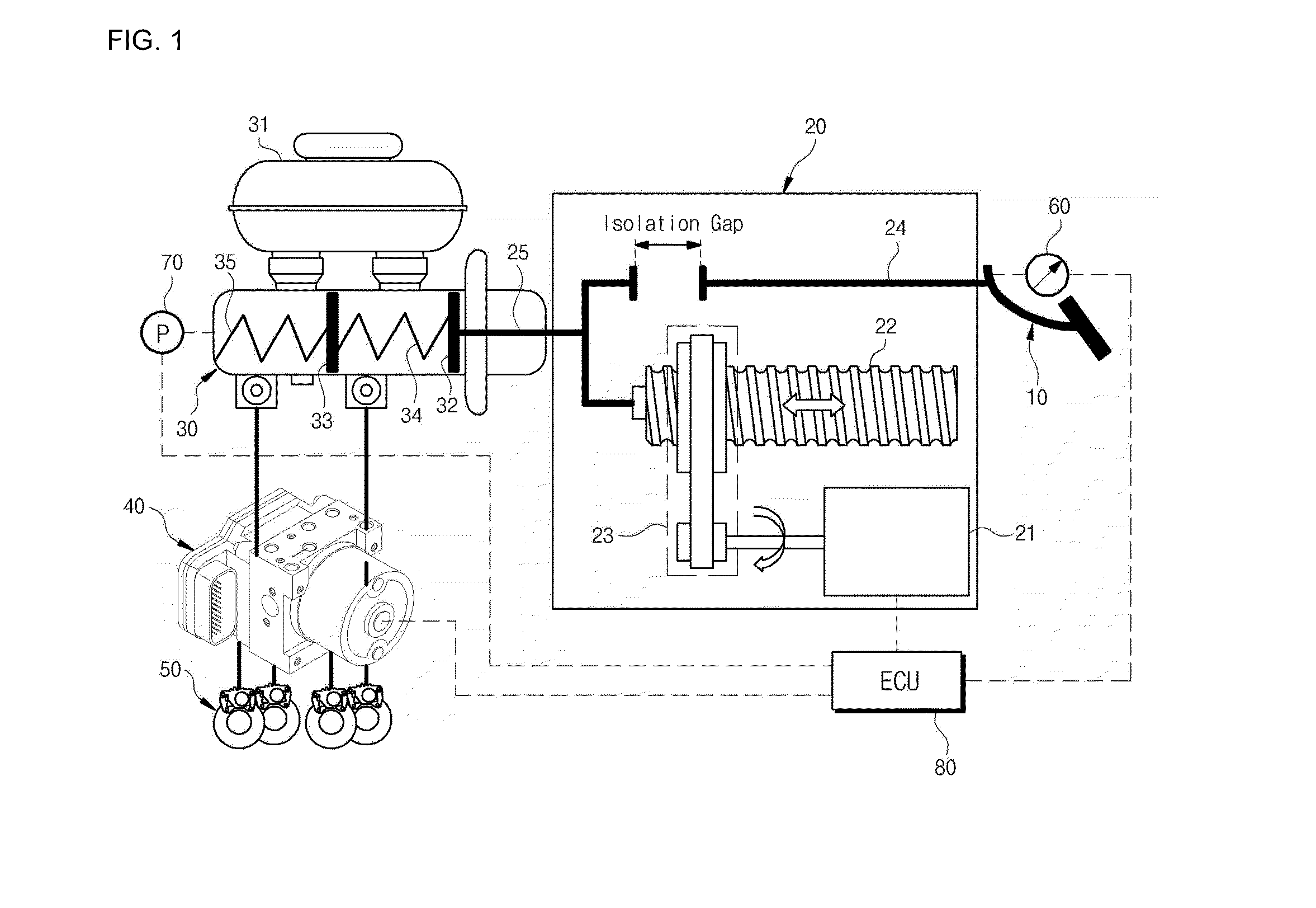 Electronic brake system and control method thereof