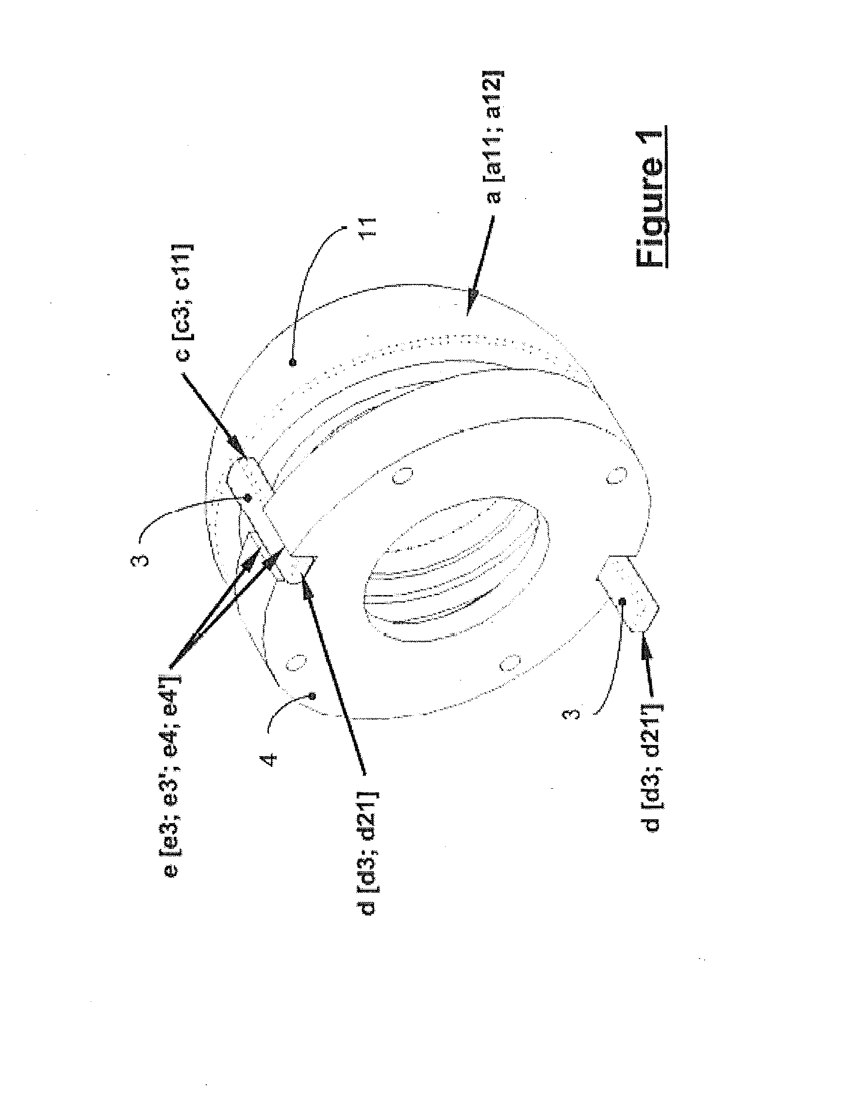 Annular Device for Radial Displacements of Interconnected Parts