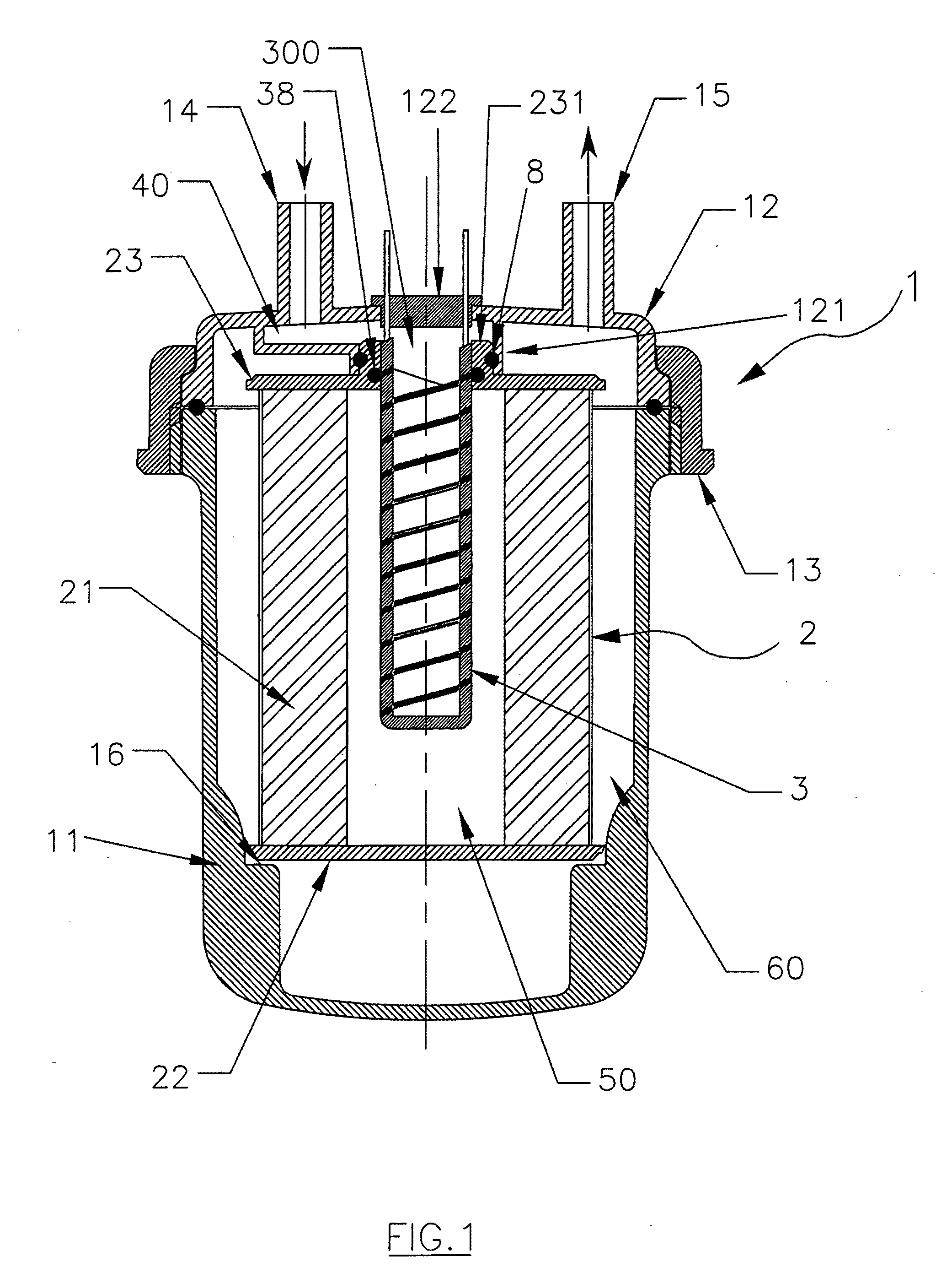 Filter for Diesel Fuel with Heater