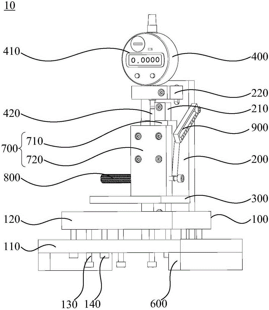 Thickness measurement device