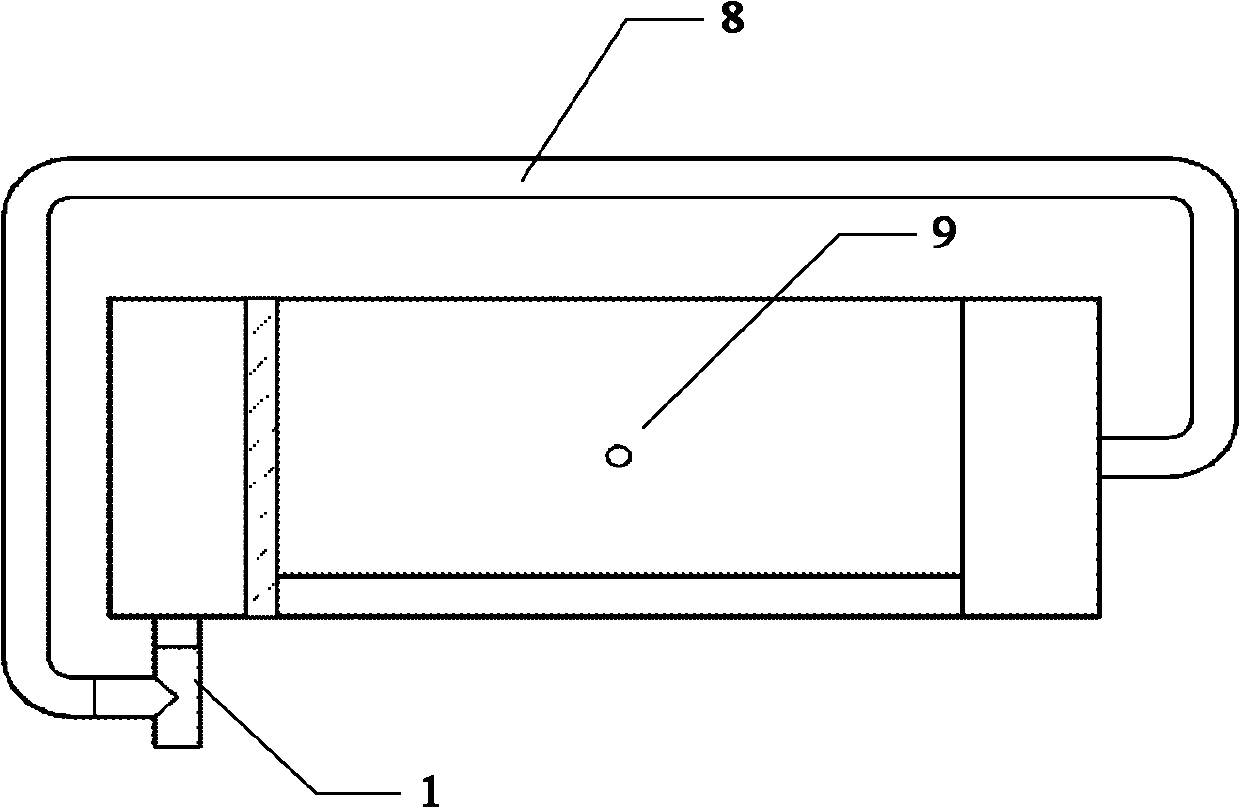 Pollution testing device and method