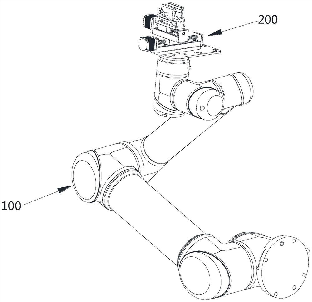 Two-degree-of-freedom end executive device