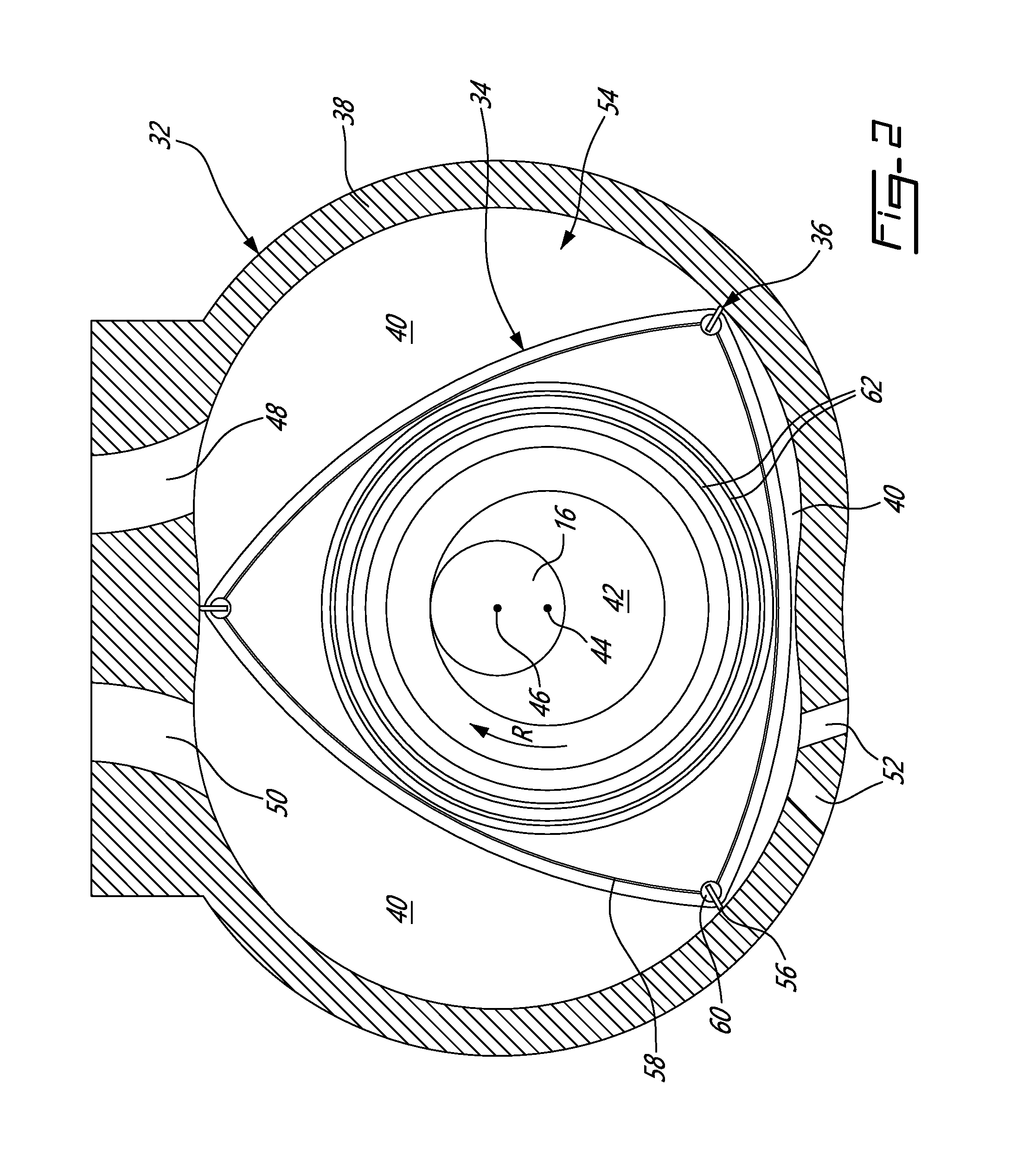 Compound engine assembly with modulated flow