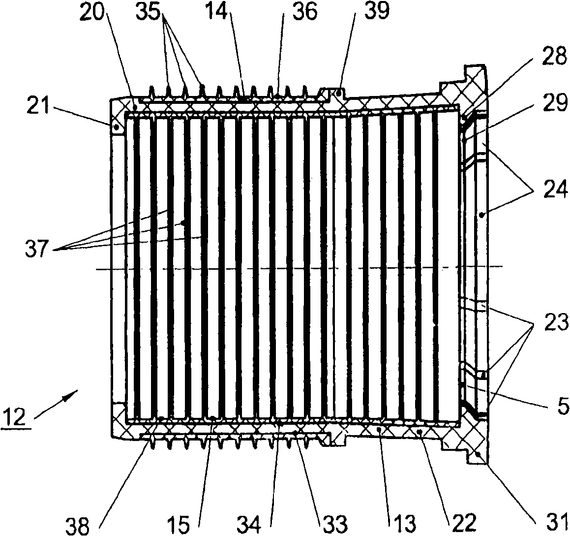 Connection and joint piece for well tubes