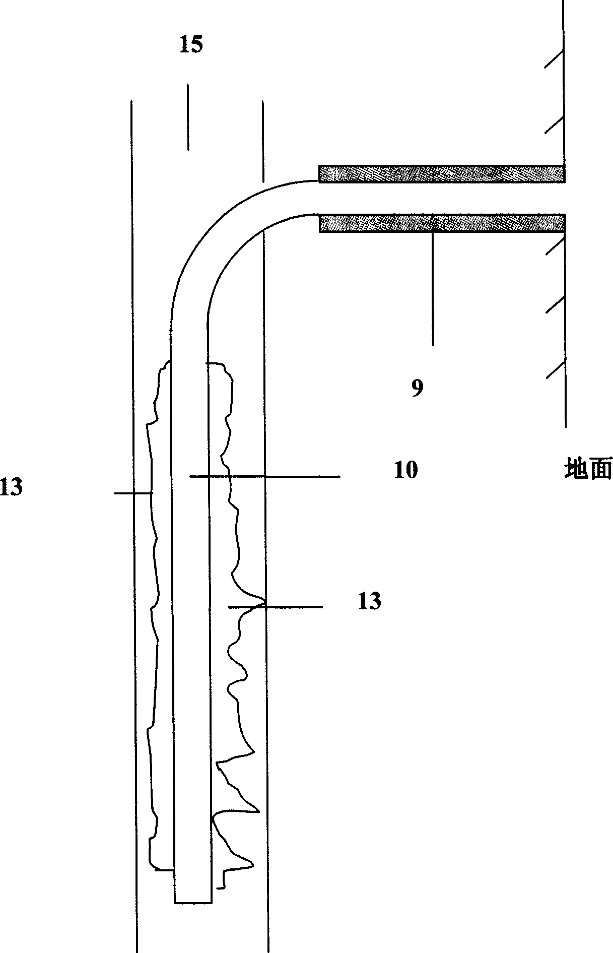 Horizontal bare hole flow guiding slot well and method for mining coal bed gas of sugarcoated haw well