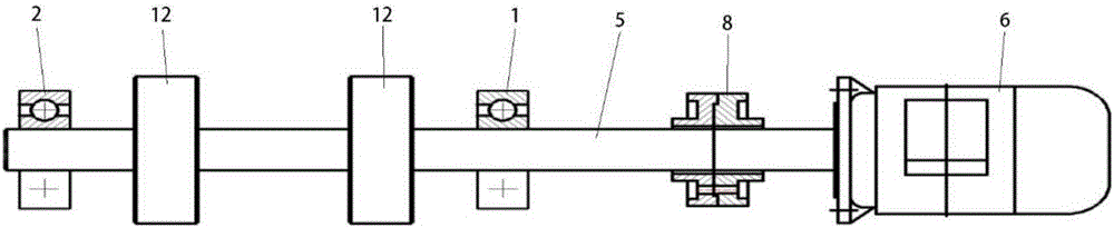 Rotational frequency estimation method based on ridge line probability distribution and local fluctuation and detection device thereof