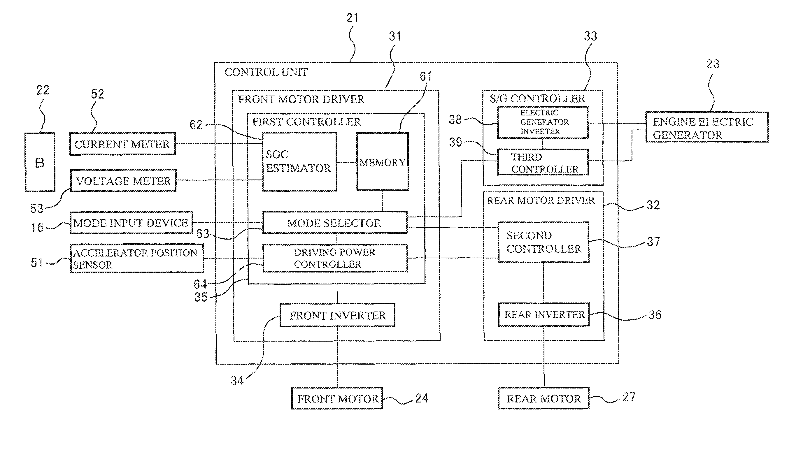 Drive control system in series-hybrid vehicle