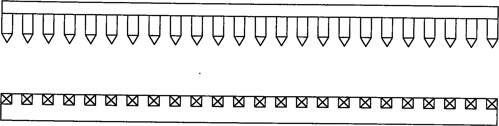 Strape weaving rebounder making process and apparatus