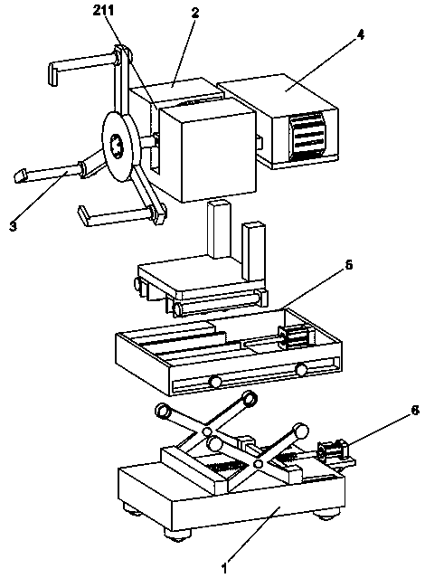 Automobile tire rapid maintenance and correction device