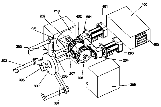 Automobile tire rapid maintenance and correction device