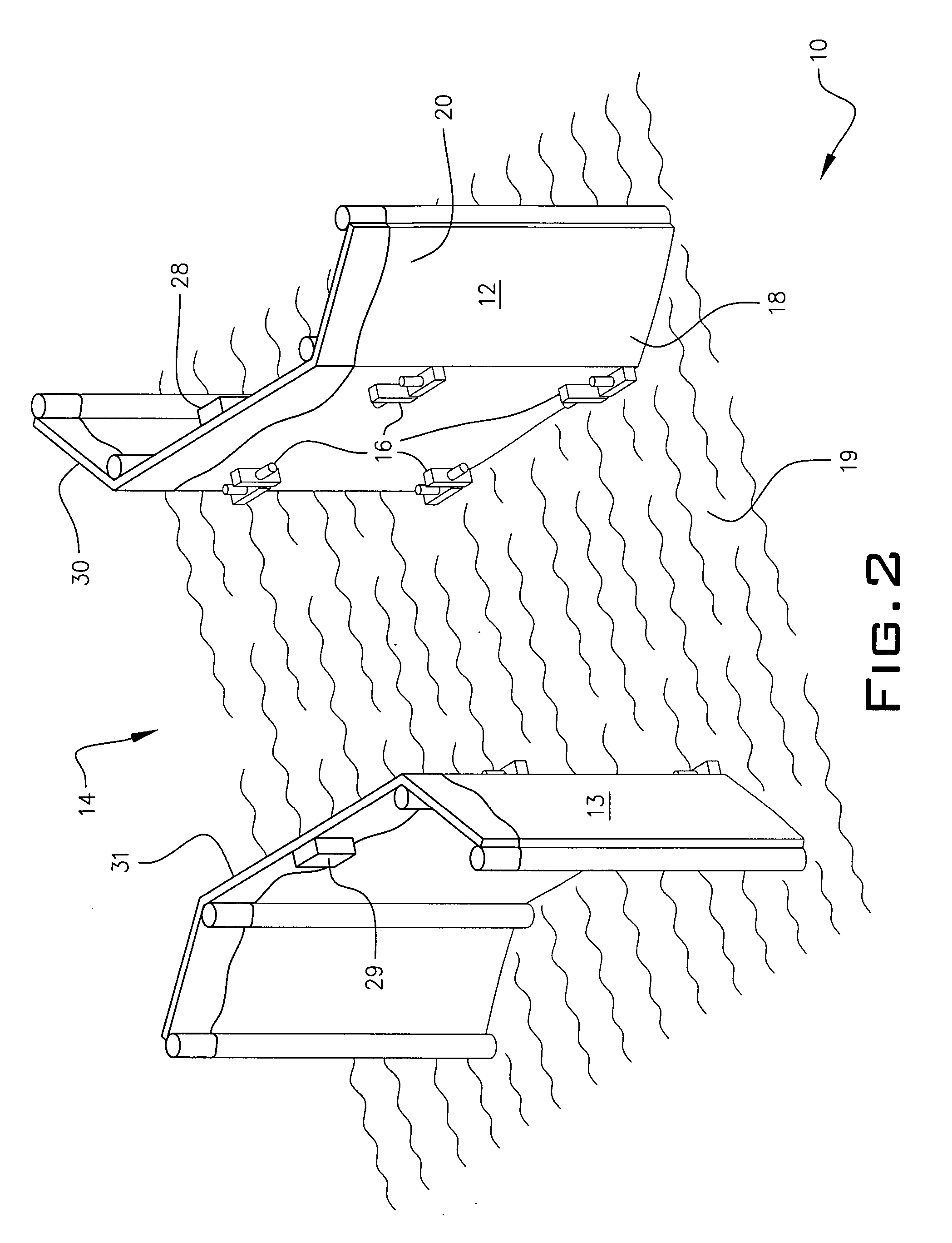 Underwater exterior ship hull imaging system employing a remote microprocessor controlled acoustic transducer array