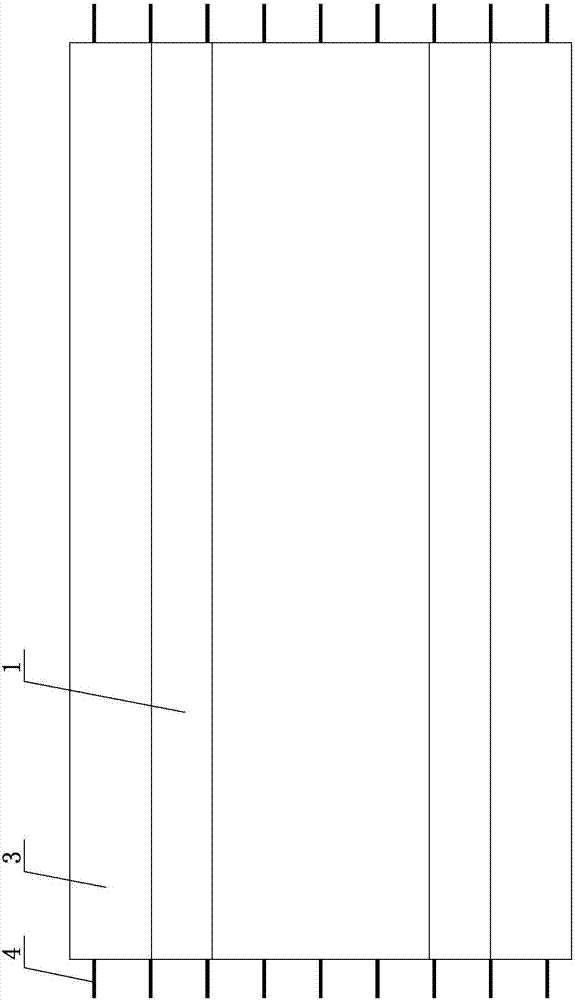 A prestressed laminated slab member