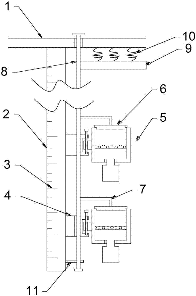 Sampling apparatus for water quality detection