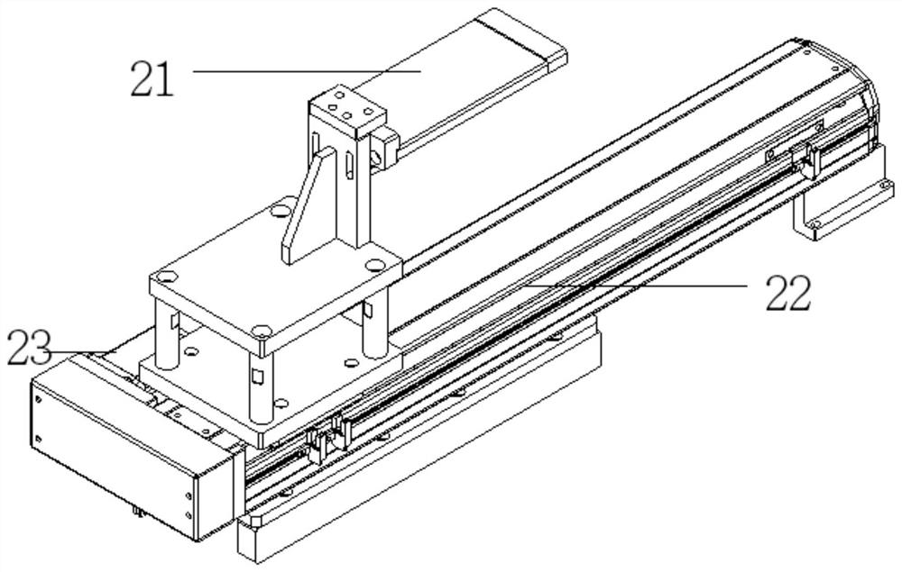 Square aluminum shell battery wide surface film coating device and method