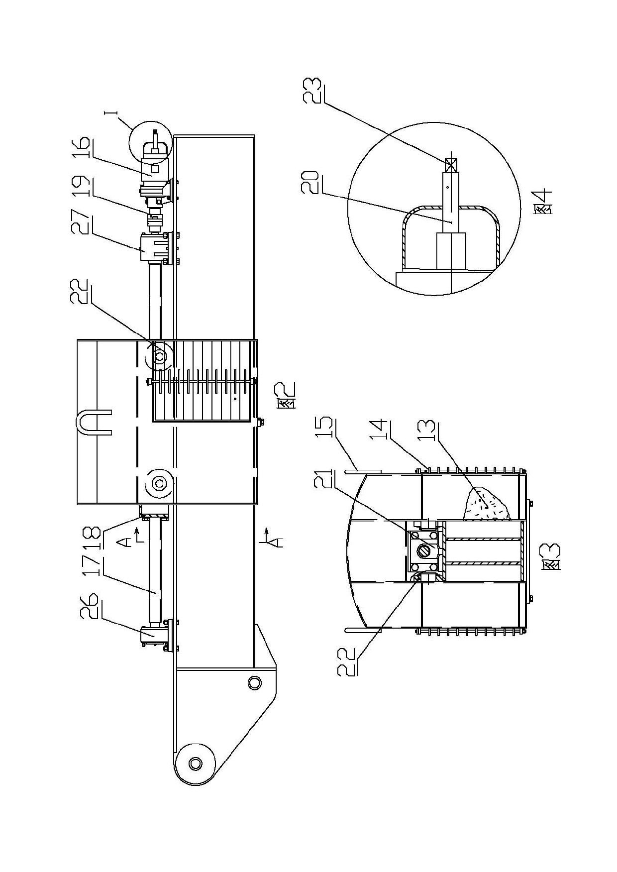 Walking beam type electric manually-balanced pumping unit