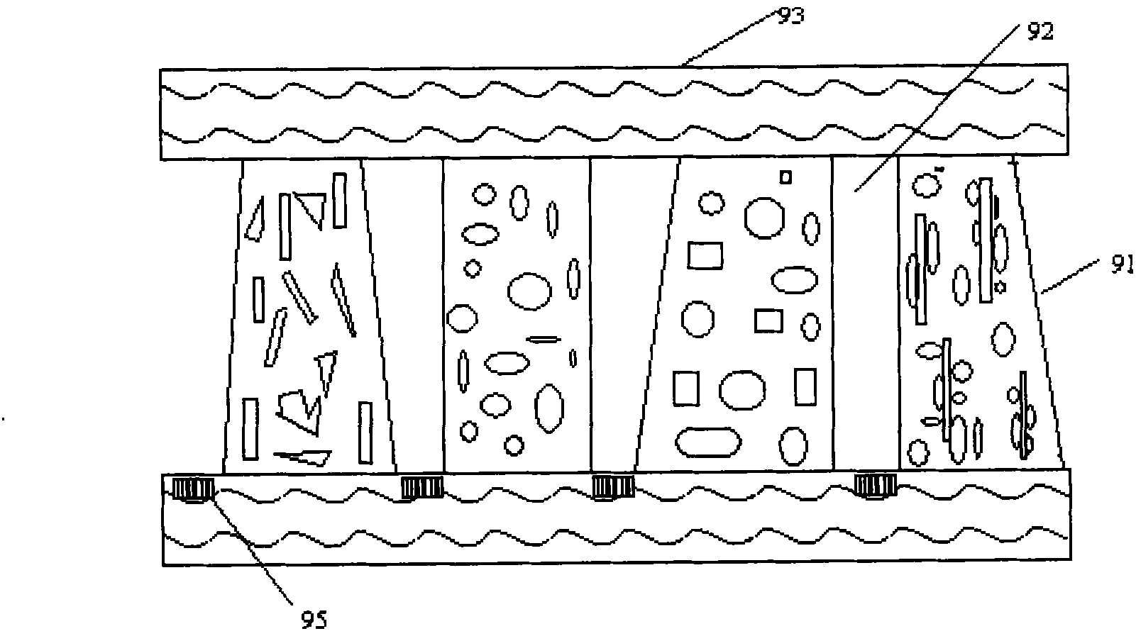 Material packing and material put-in method adopting the material packing