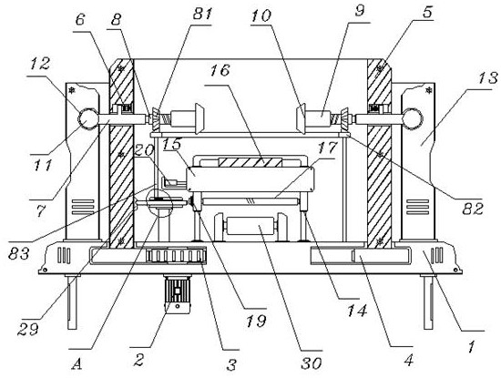 Winding packaging device for wrapping film packaging