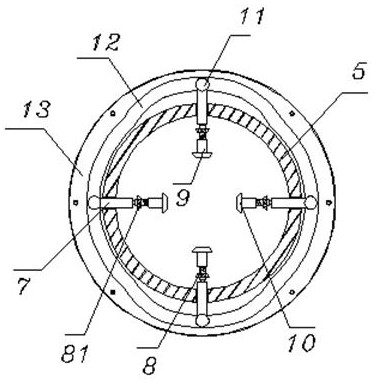 Winding packaging device for wrapping film packaging