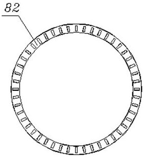 Winding packaging device for wrapping film packaging