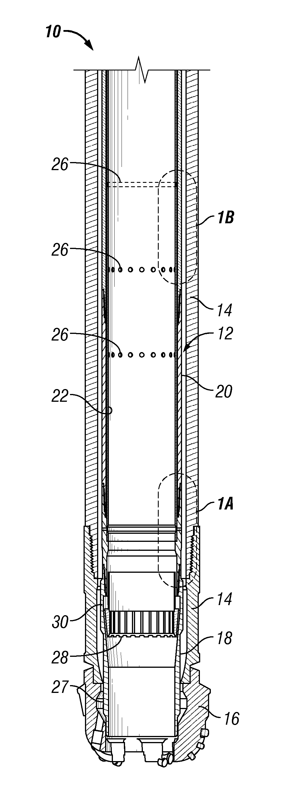 Frangible core barrel