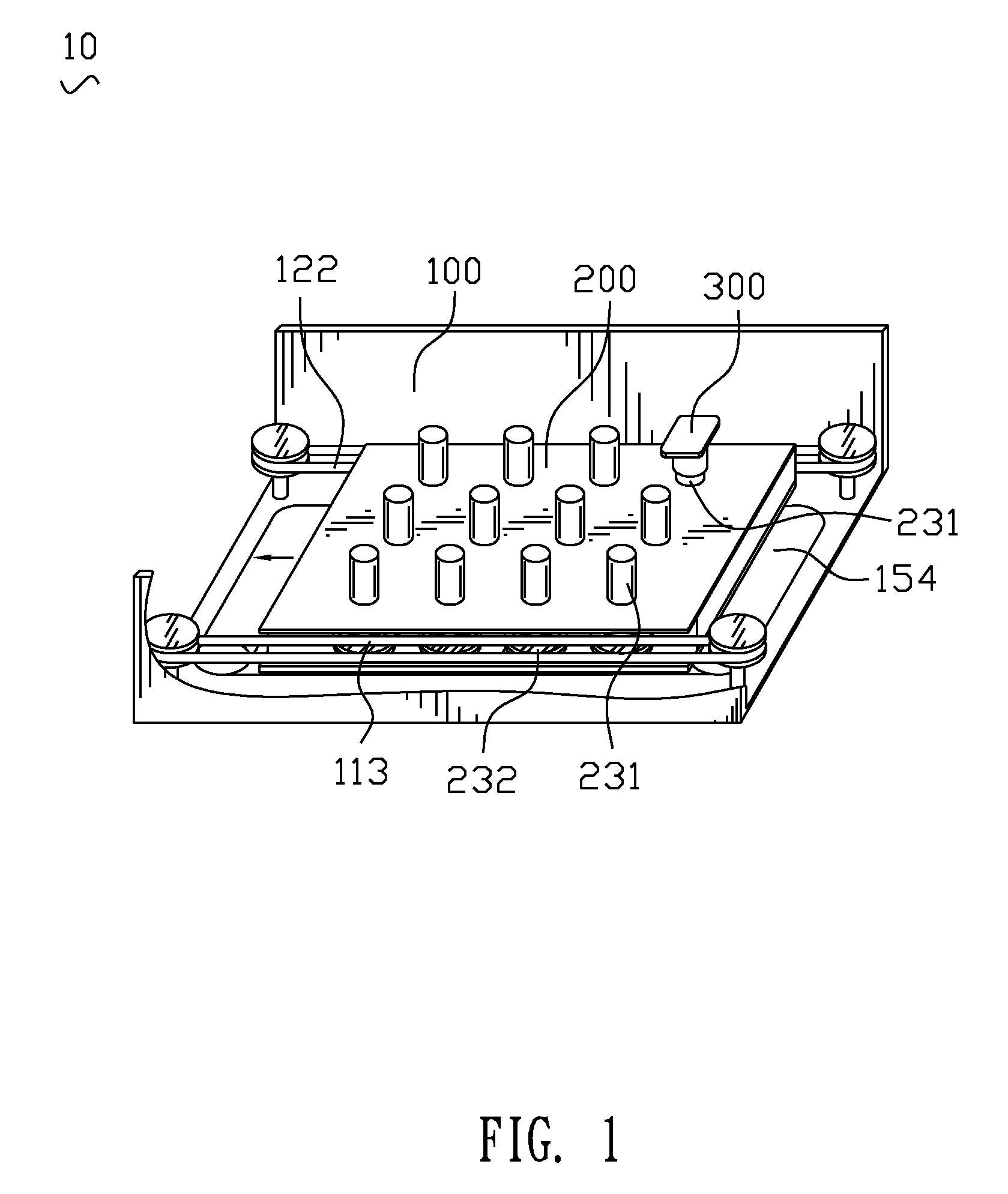 Workpiece-transporting arraratus of in-line sputtering machine