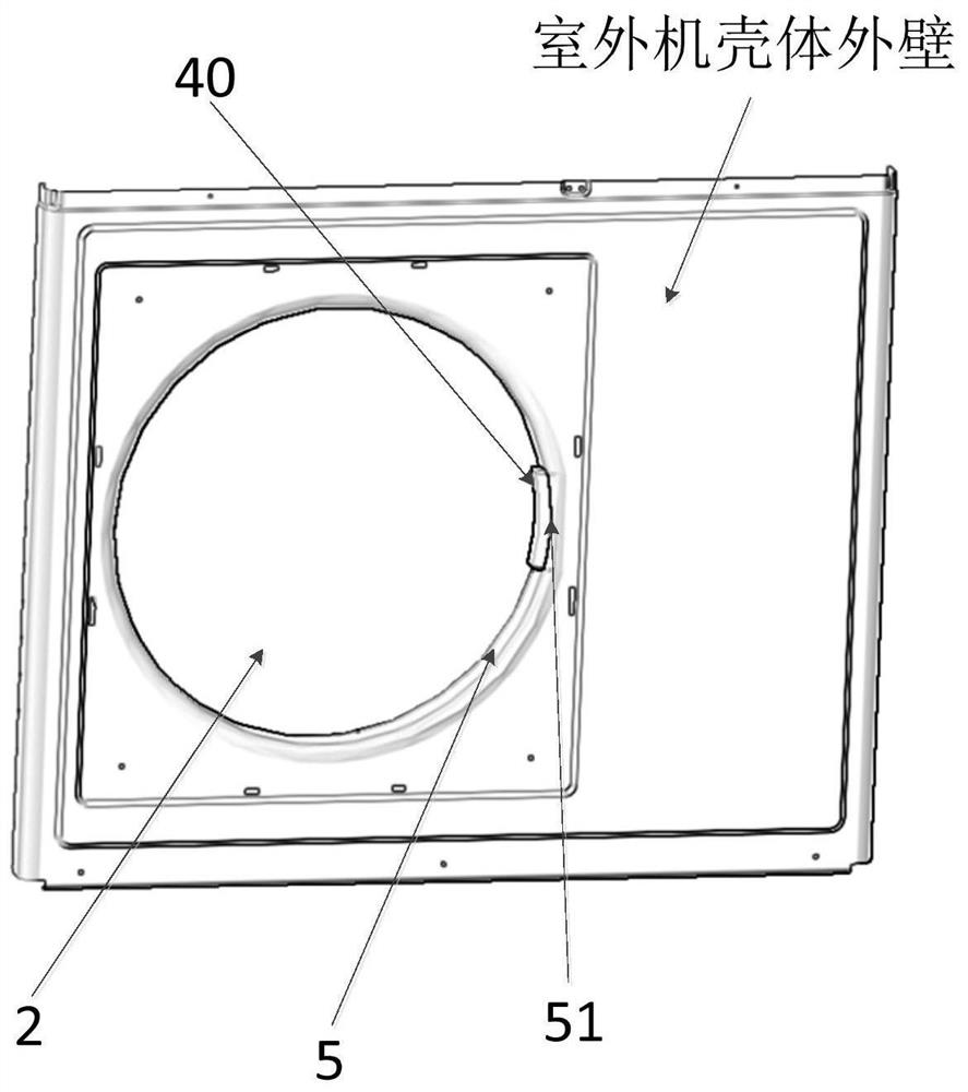 Air conditioner electric control module cooling device and air conditioner outdoor unit