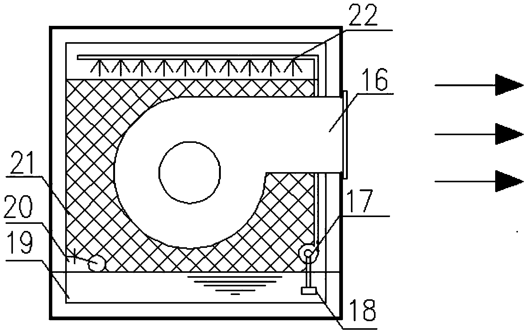 Heating and ventilating air conditioner system for rural residence