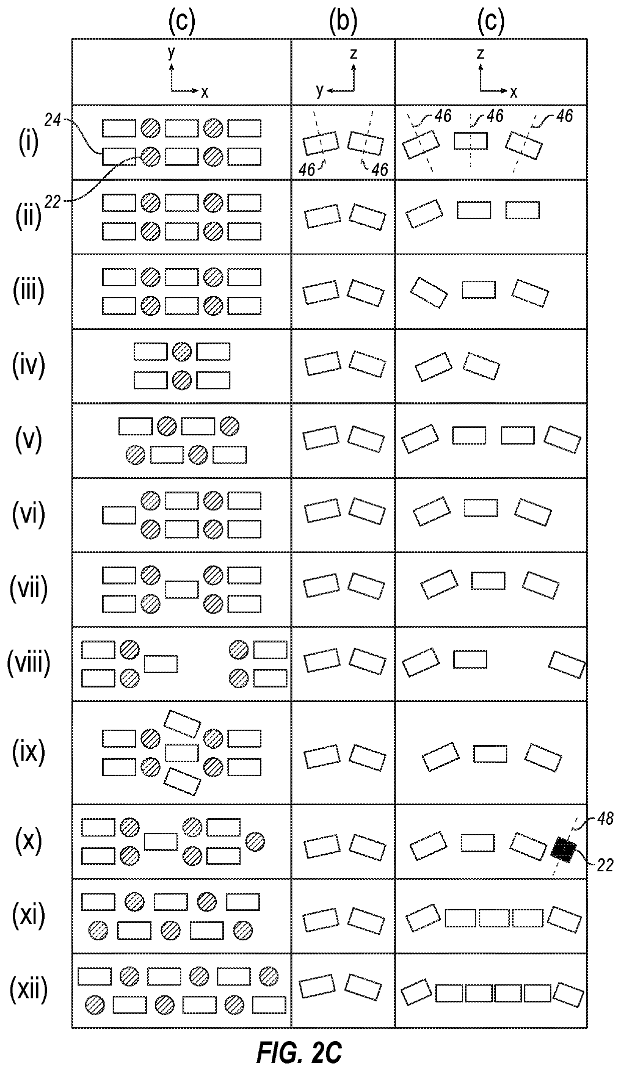 Intraoral 3D scanner employing multiple miniature cameras and multiple miniature pattern projectors