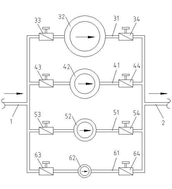 Cooling water circulation pump system