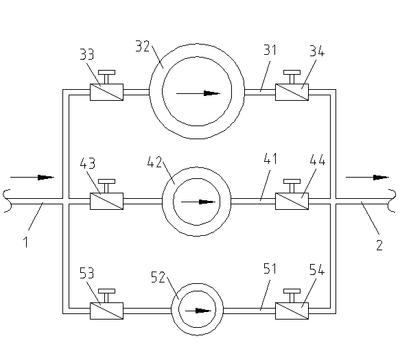 Cooling water circulation pump system