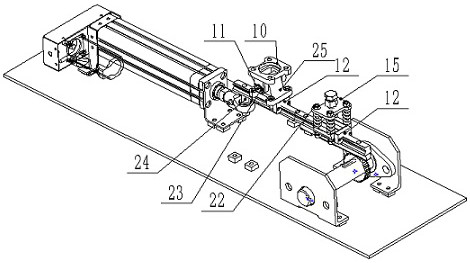 Shared intelligent parking space lock power transmission device with buffer function