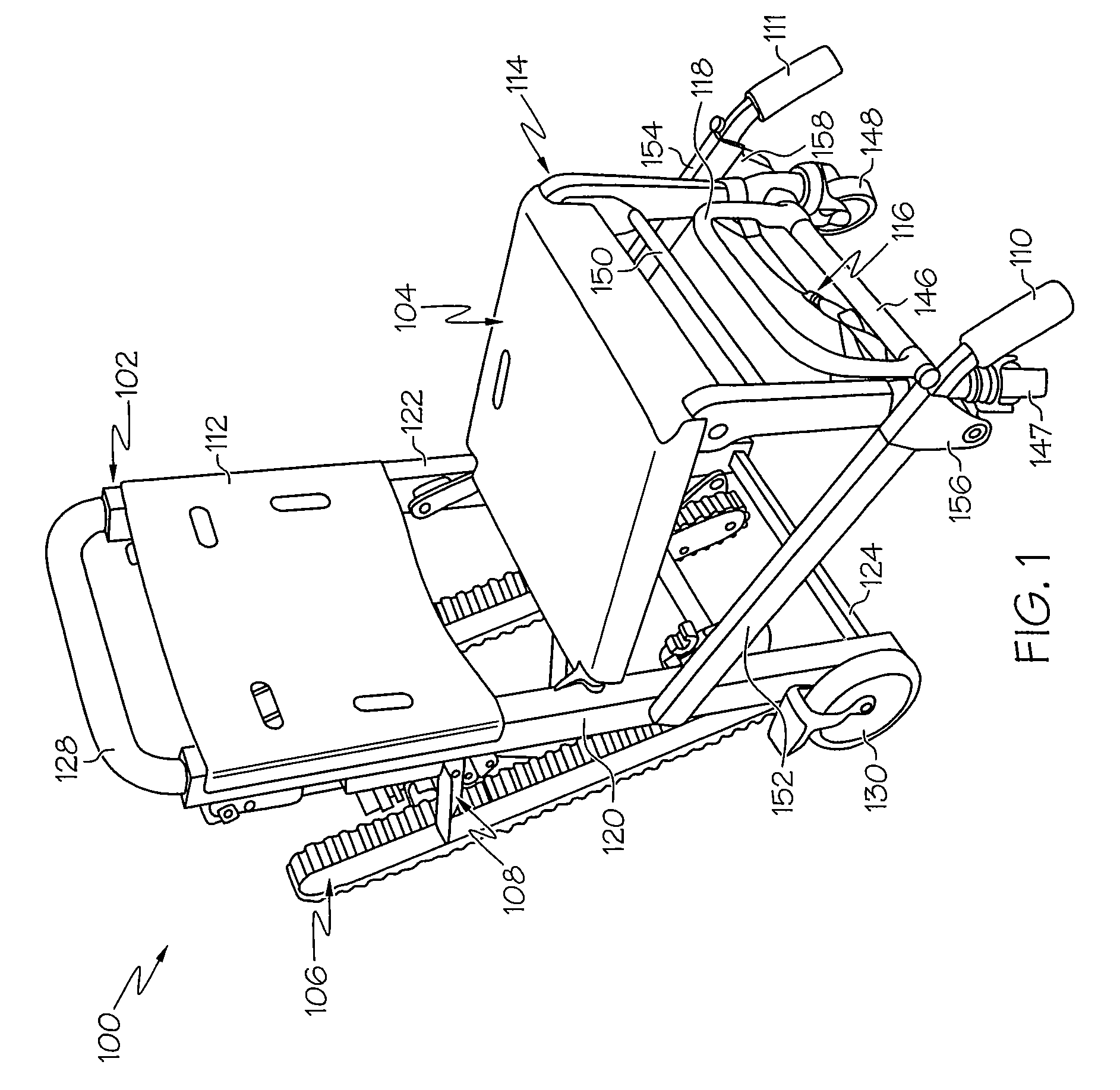 Stair chair with an adjustable glide track resistance and braking device