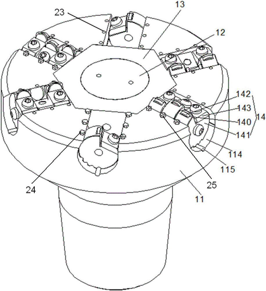 Multifunctional high-pressure water jet-PDC tooth combined rock-breaking experiment drill bit